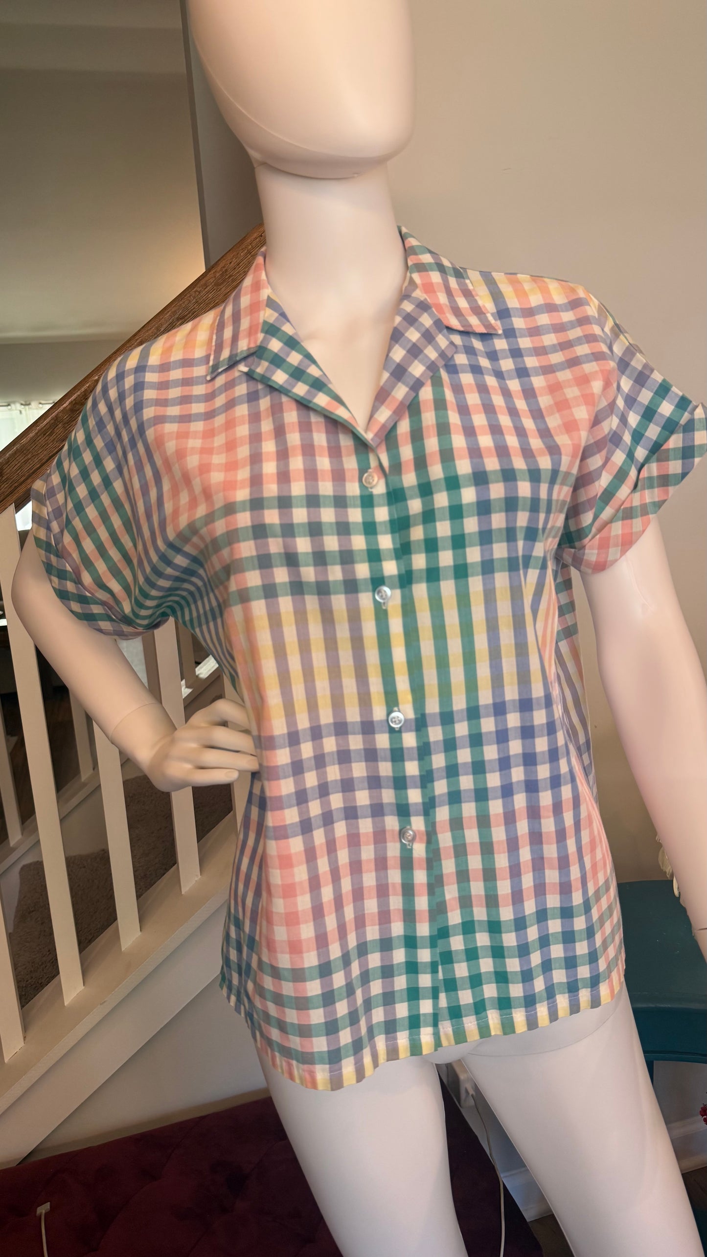 Pastel Gingham Shirt