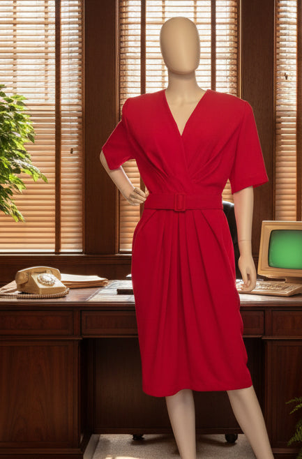 80s dress in office