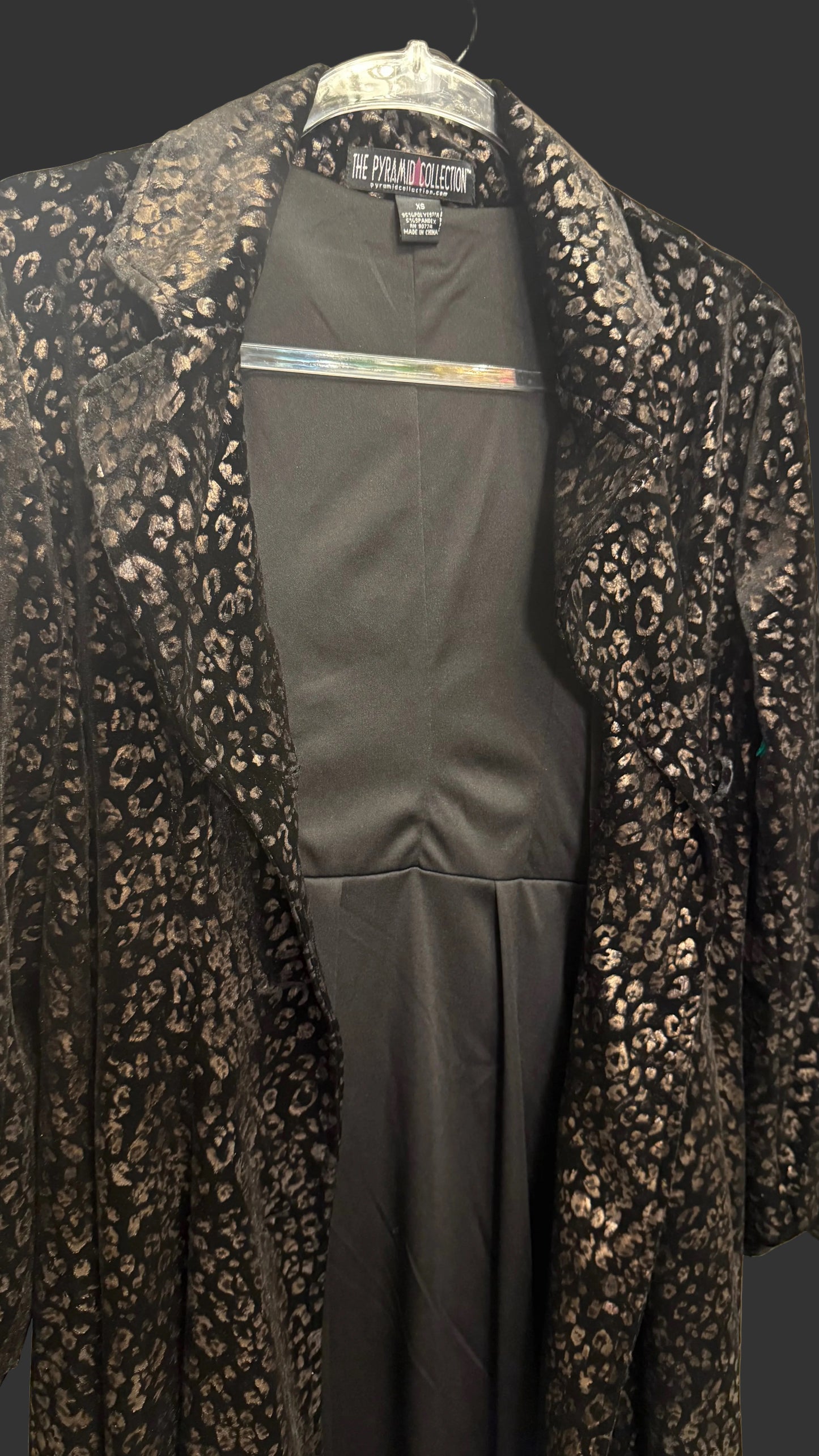 Alternative Velvet Jacket Dress 90's