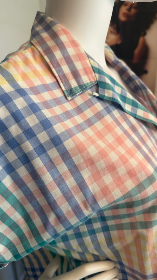Pastel Gingham Shirt